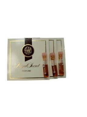 3 Vintage ROYAL SECRET Perfume Carded Samples Germaine Monteil Original Formula